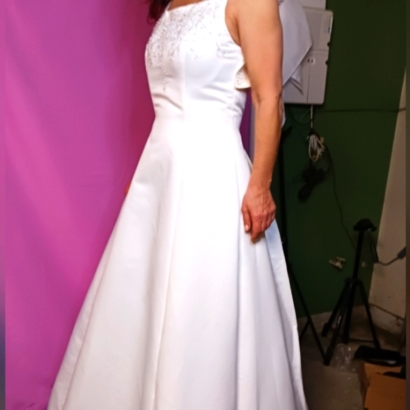 Bridal Originals Wedding Dress. White, size 10, but can also fit 8 New with tags - Picture 5 of 16